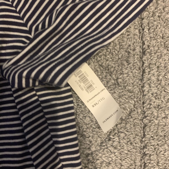 Stripped Off the Shoulder Flare Dress - Picture 3 of 4